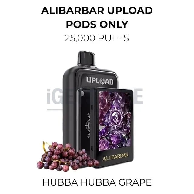 Alibarbar Upload Hubba Hubba Grape 25000 Puffs