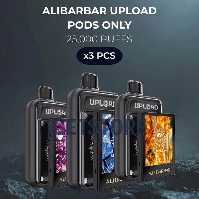 3 PCS – Alibarbar Upload 25000 Puffs