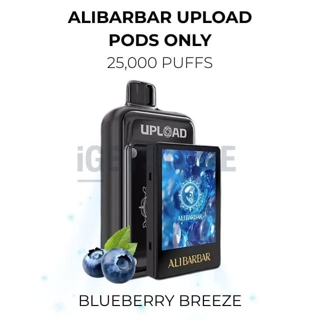 Alibarbar Upload Blueberry Breeze 25000 Puffs