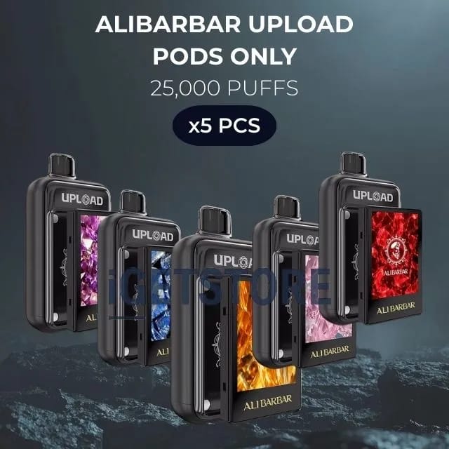 5 PCS – Alibarbar Upload 25000 Puffs