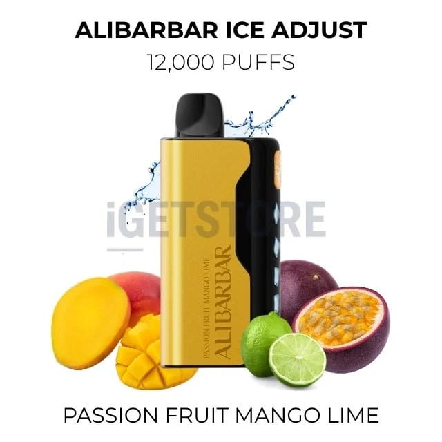 Alibarbar Ice Adjust Passion Fruit Mango Lime 12000 Puffs