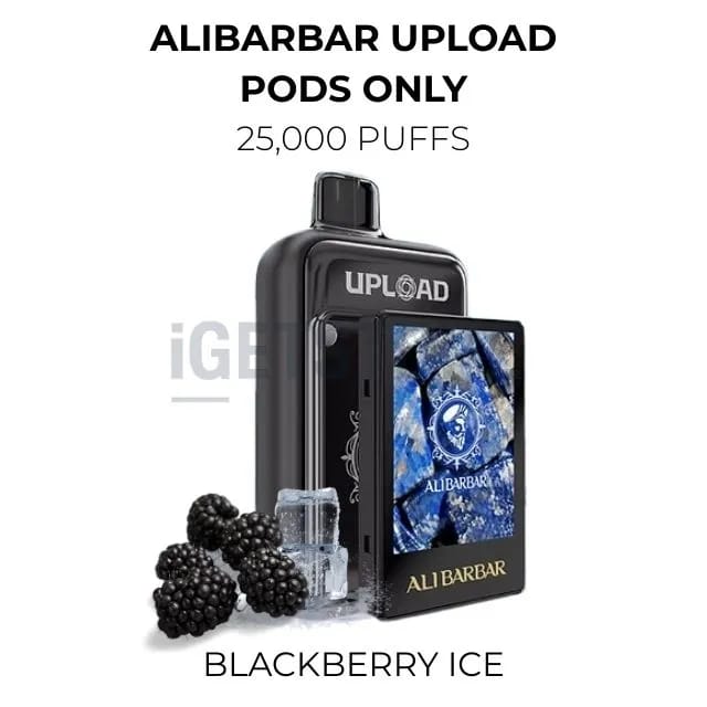 Alibarbar Upload Blackberry Ice 25000 Puffs