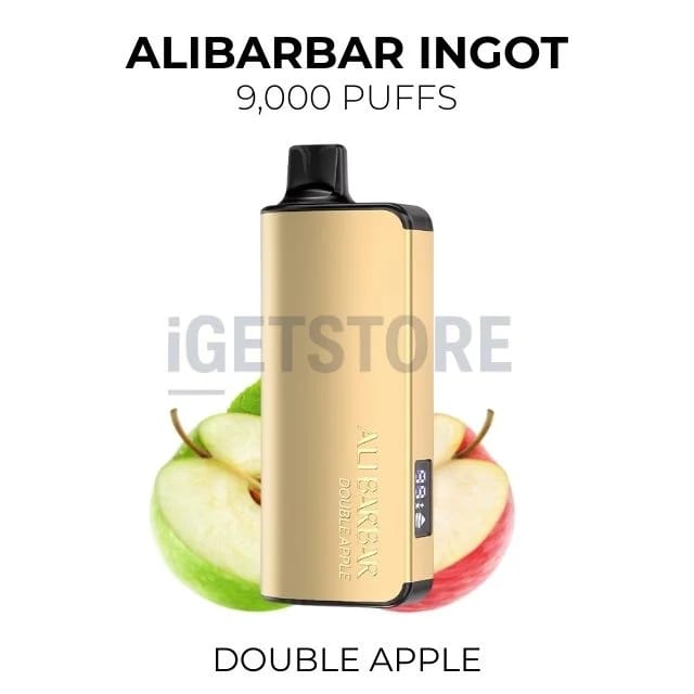 Alibarbar Ingot Double Apple 9000 Puffs